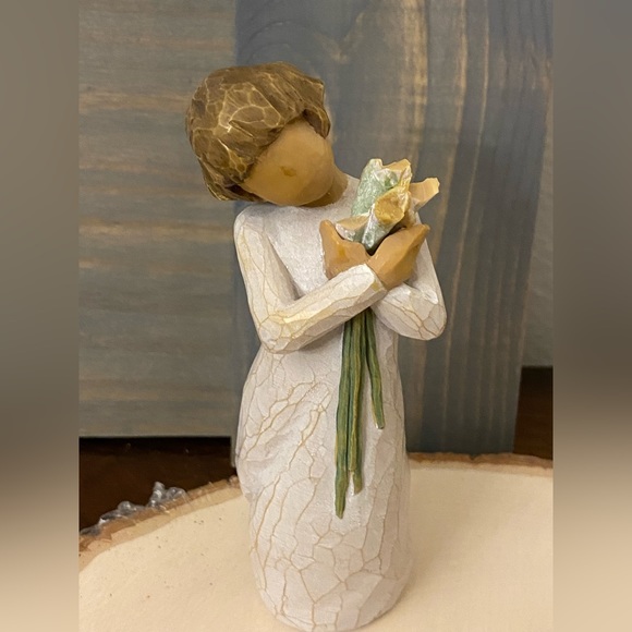 Willow Tree Demdaco 2010 Susan Lordi Beautiful Wishes Bouquet Flowers - Picture 2 of 6